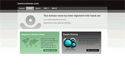 Desktop Screenshot of manoucheries.com